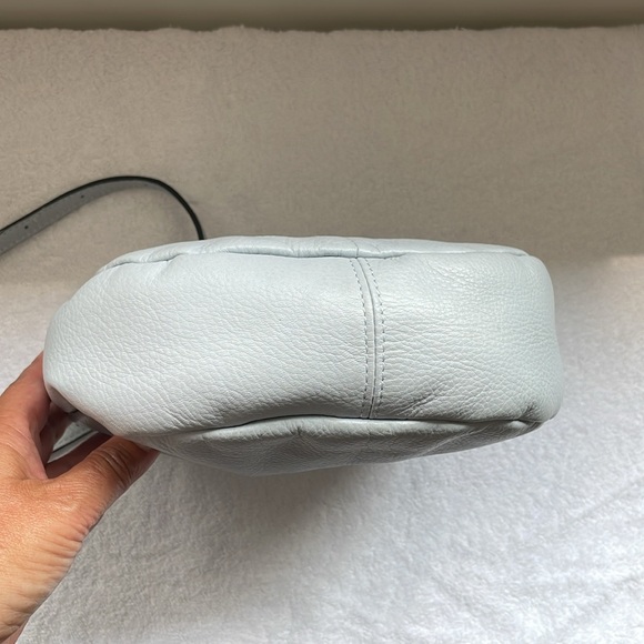 CHRISTOPHER KON Pastel Blue Genuine Leather Crossbody Handbag - Picture 16 of 16